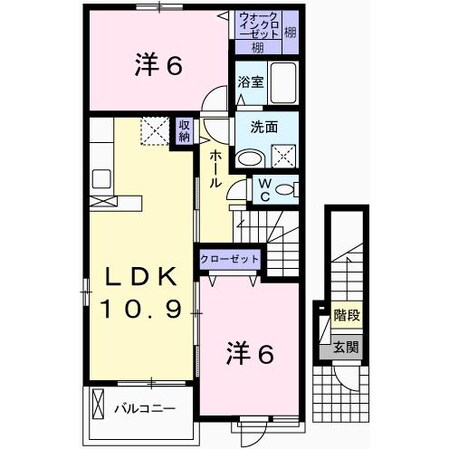 フォルストⅢの物件間取画像